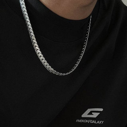 Embossed Cuban Necklace For Men - Mubimart
