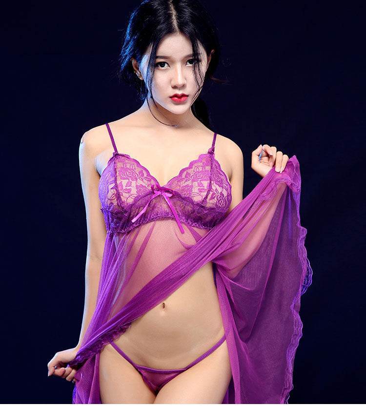 Sexy Lingerie Plus Size Large Swing Slip Nightdress Sexy - Mubimart