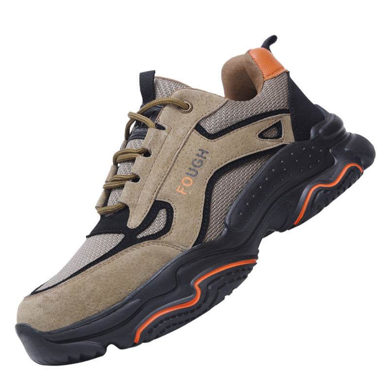 Men's Steel Toe Breathable Comfortable Safety Shoes - Mubimart