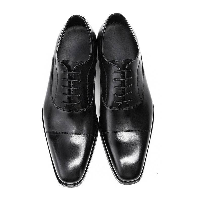 Men's Business Formal Three-joint Oxford Shoes - Mubimart
