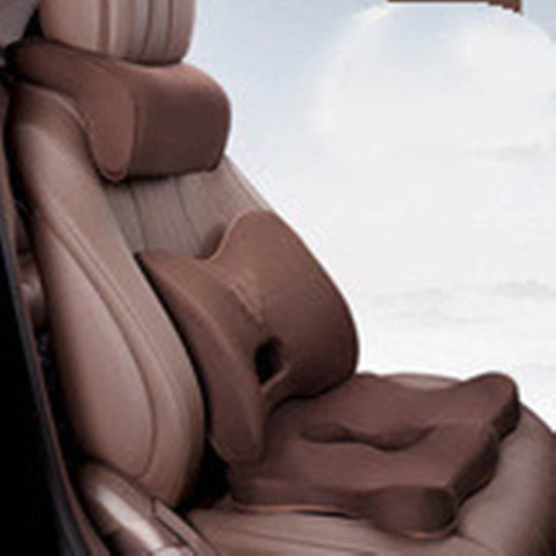 Back Seat Cushion Waist Pad Memory Foam Car Pillow - Mubimart