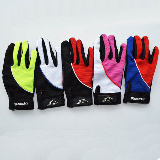 Professional Equestrian Gloves Children Adult Gloves Equestrian Gloves Special Gloves - Mubimart