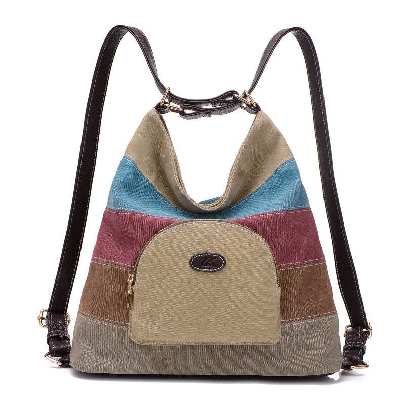 Canvas Shoulder Women Messenger Bag Fashion - Mubimart