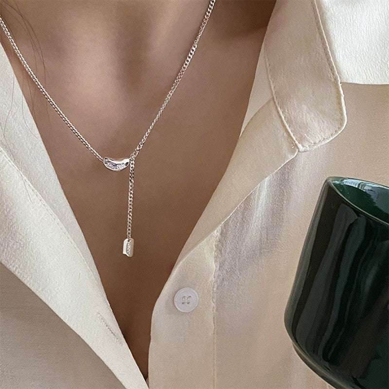 Love Pearl Clavicle Chain Necklace For Women - Mubimart