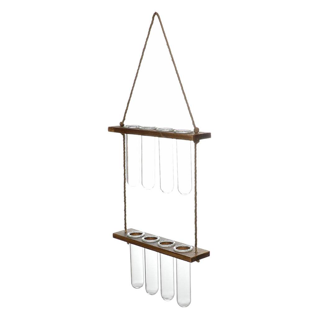 Wall Hanging Terrarium Flower Glass Planter Propagator for Plant Garden - Mubimart
