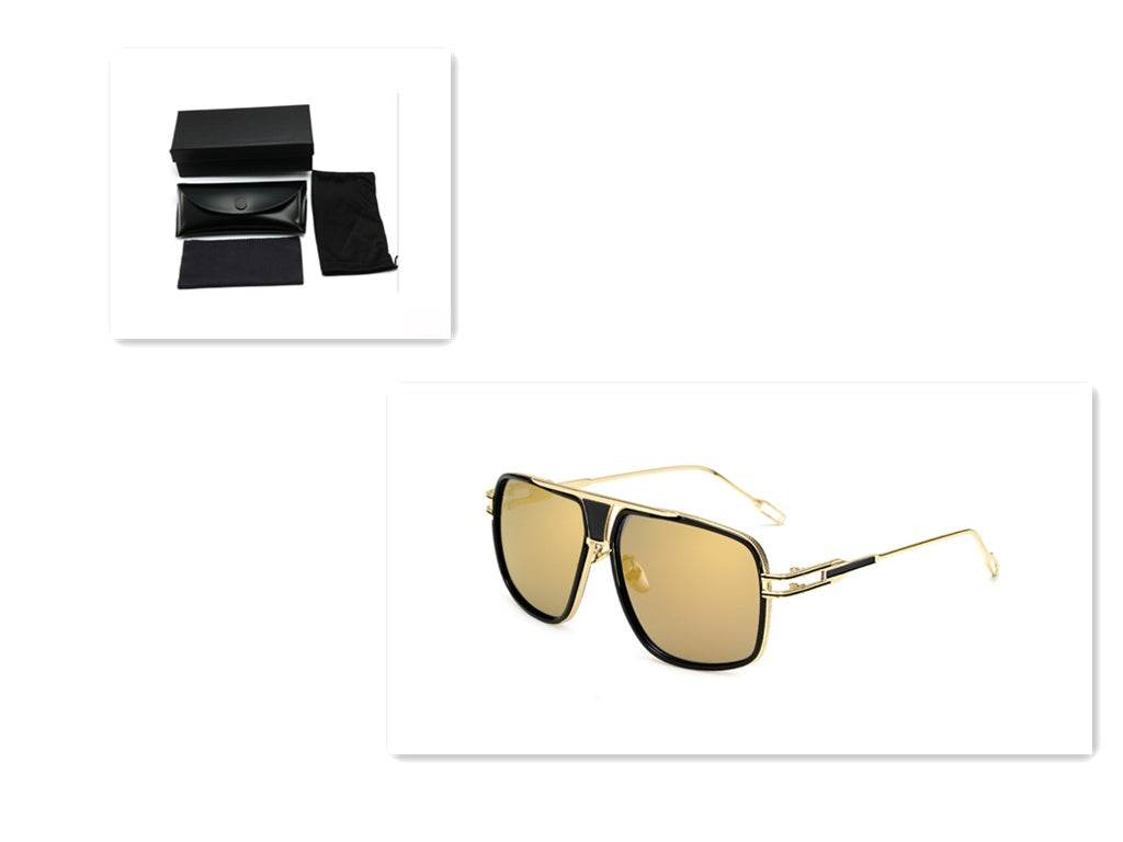 Sunglasses Men Brand Designer Sun Glasses Driving Oculos De Sol Masculino Grandmaster Square Sunglass - Mubimart