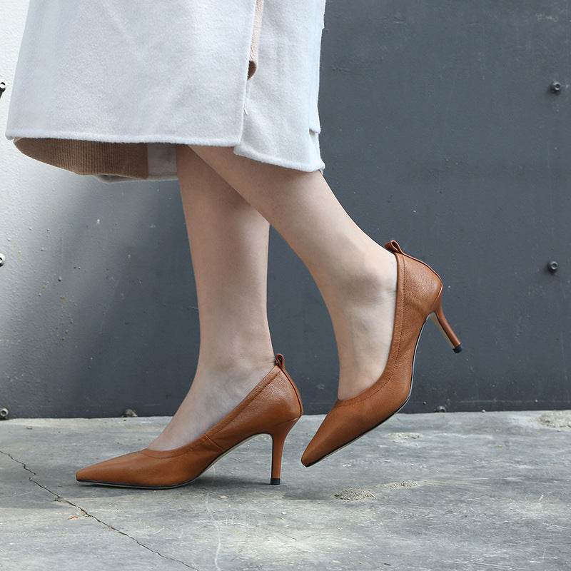 Work Elastic And Simple New Spring Women's Shoes - Mubimart