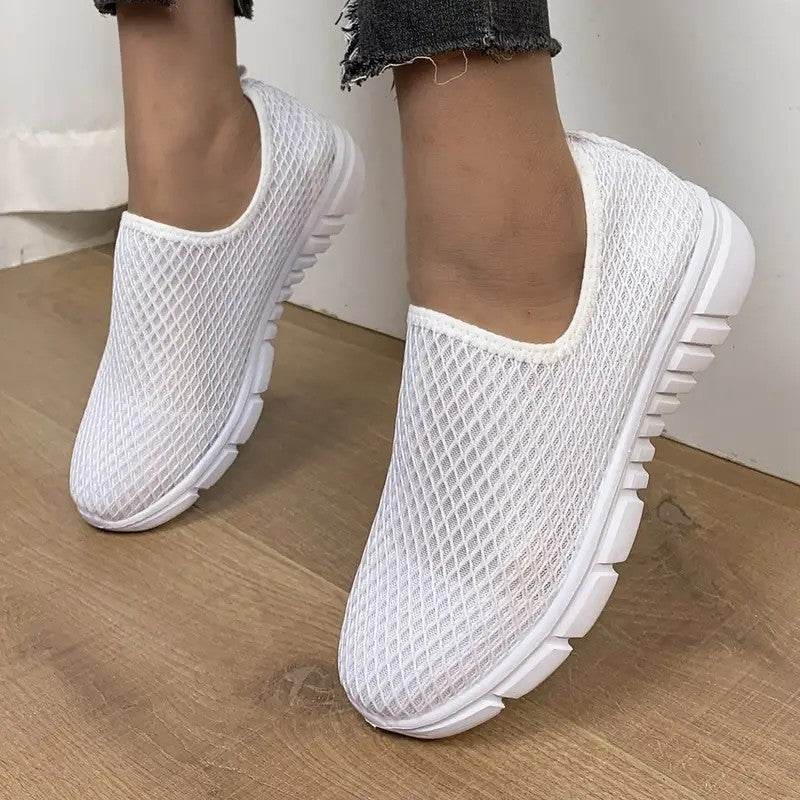 Cnady Color Sports Shoes Summer Walking Running Flats Shoes Women Sneakers - Mubimart