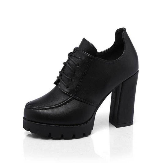 Women's Platform With Thick Heels And High Heels - Mubimart