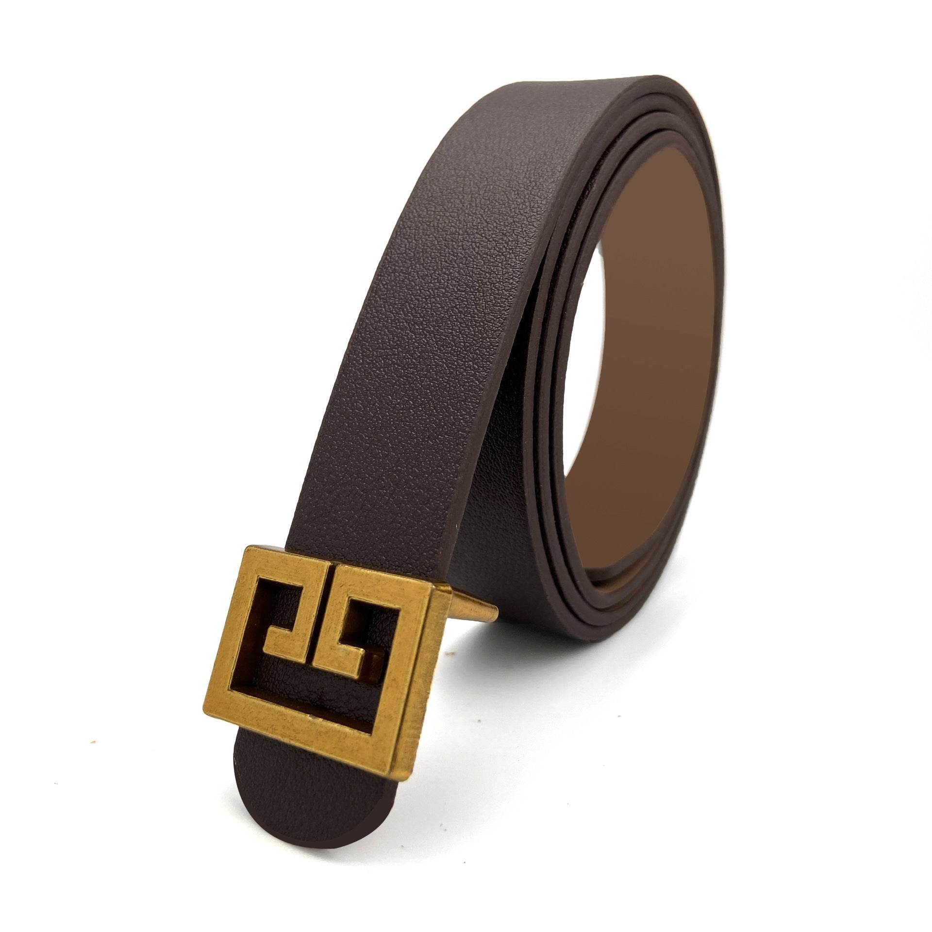 Women's Bronze With Decorative Belts For Clothes - Mubimart