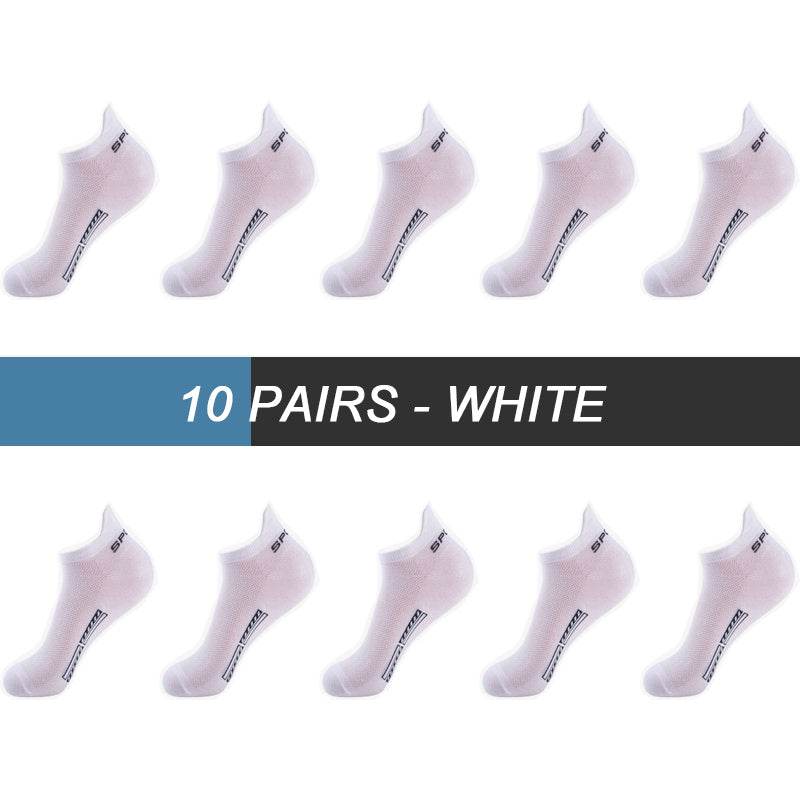 Men's Mesh Breathable Low-top Socks - Mubimart