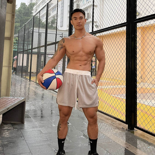 Quick-drying Breathable Pants Muscle Workout Shorts - Mubimart