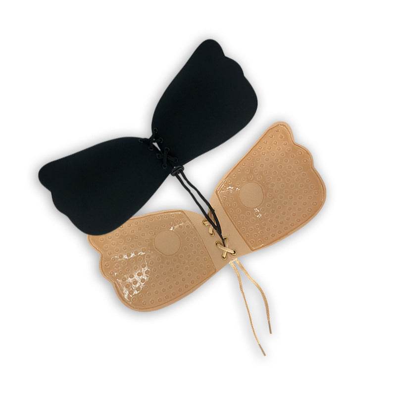 Gather The Invisible Bra Strapless Mango Wings Silicone Nipple Sticker - Mubimart