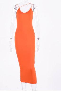 Spring Camisole Dress Evening Gown - Mubimart