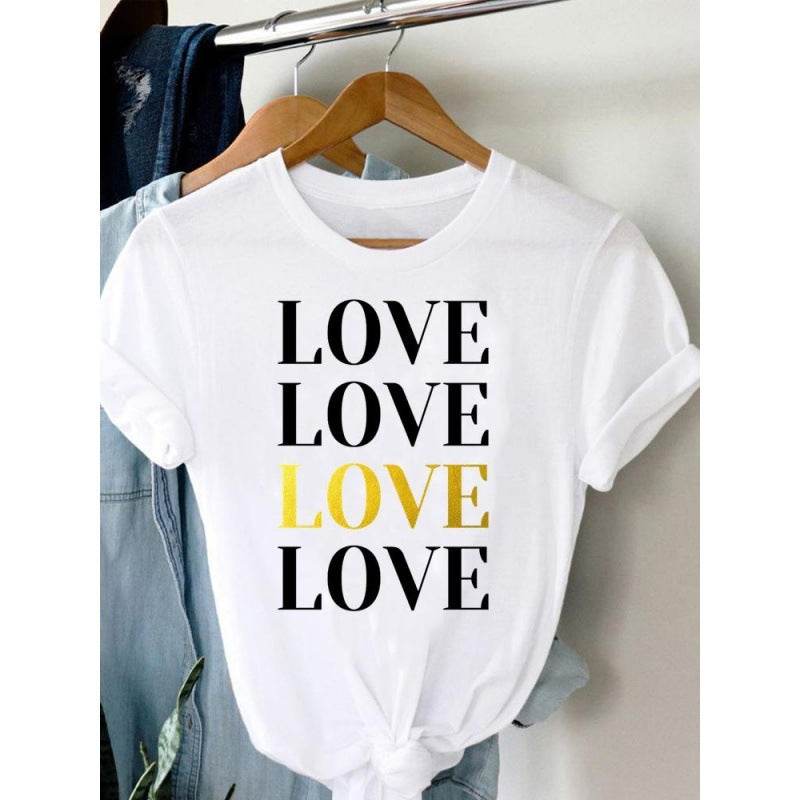 Women's Plus Size Short-sleeved T-shirt - Mubimart