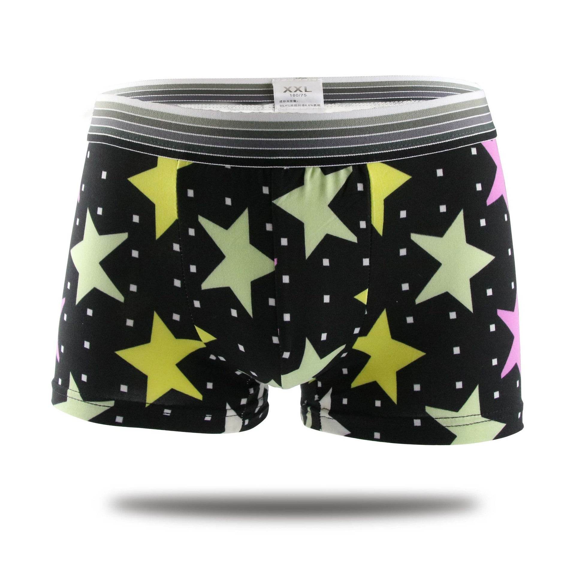 Men's Underwear Milk Silk Boxers Personality Trend - Mubimart