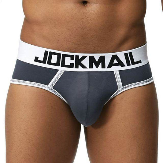 Men Underwear Briefs U Convex Big Pouch Jockstrap - Mubimart