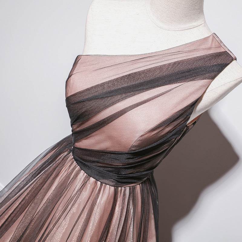 Prom Evening Dress Performance Elegant Long Pettiskirt - Mubimart