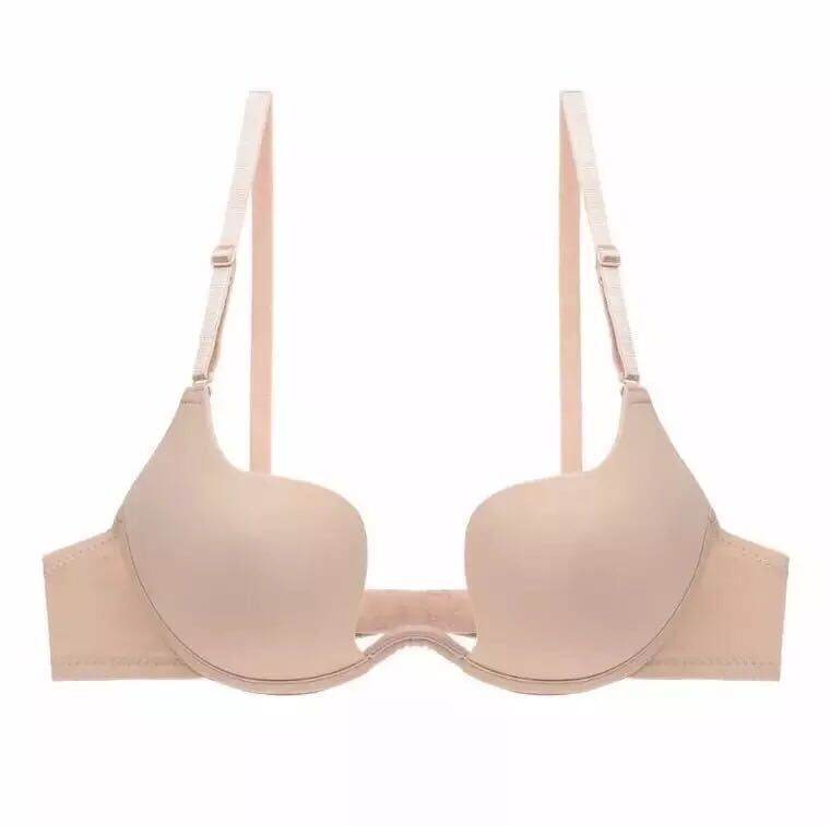 Women's Wedding Lingerie Evening Push Up Invisible Bra - Mubimart