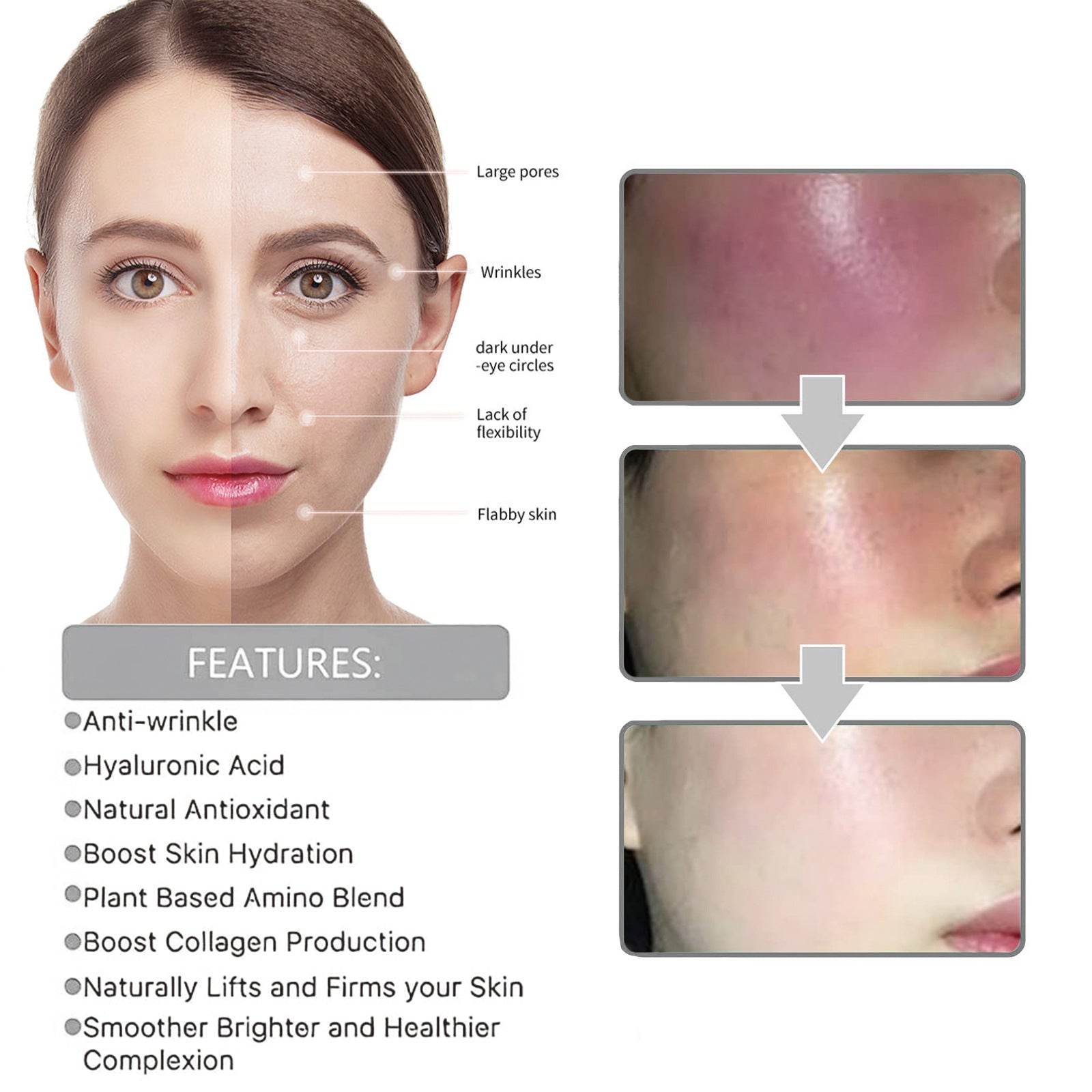 Vitamin C Serum Fading Wrinkle Firming Skin Rejuvenation Moisturizing And Nourishing - Mubimart