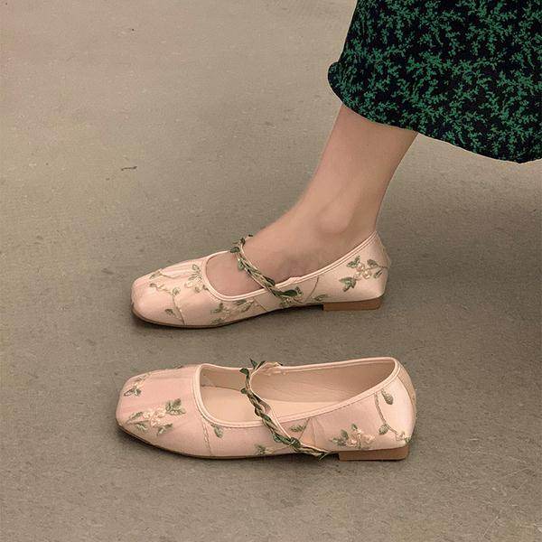 Women's Shallow Casual Mary Jane Shoes - Mubimart