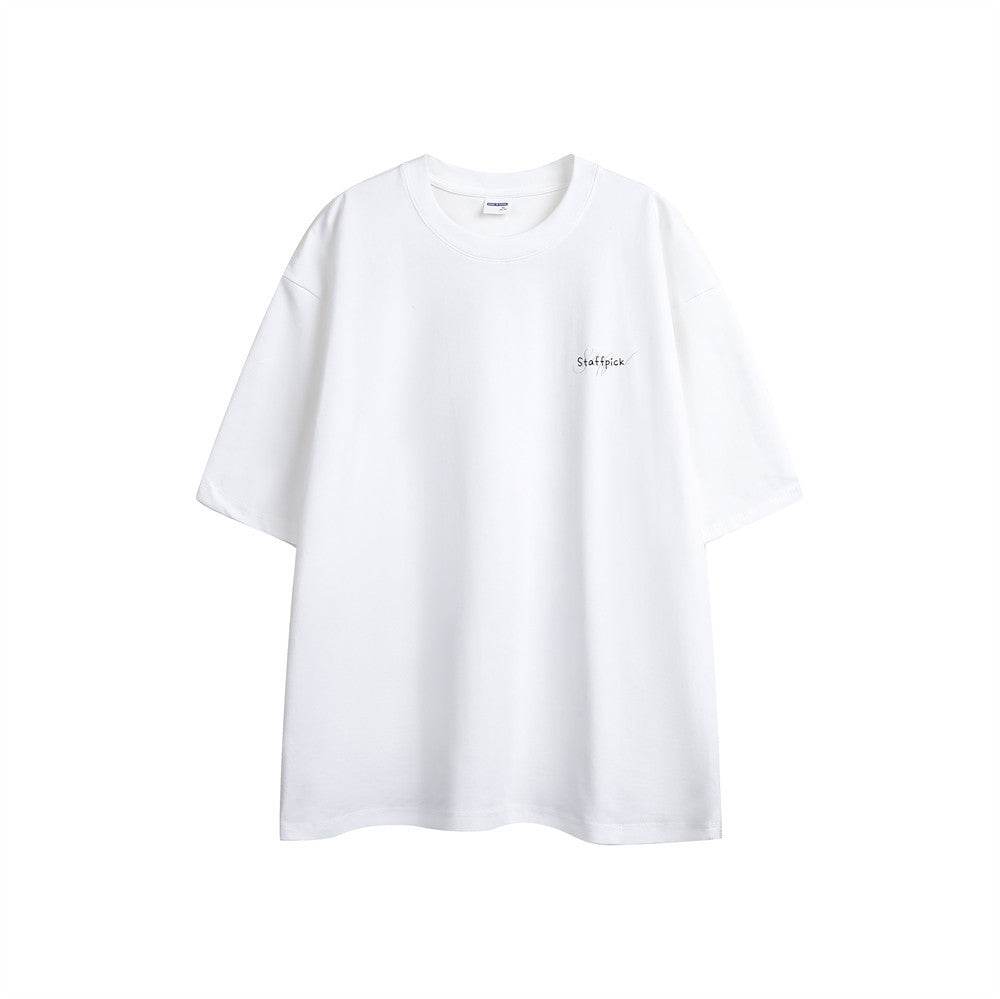 Letter Print Short-sleeve T-shirt For Women - Mubimart