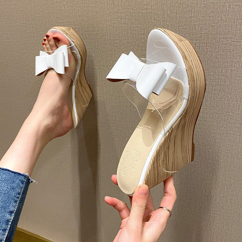 Outer Wedge Platform High Heel Sandals