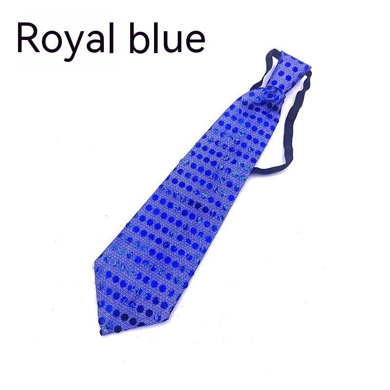 LED Sequins Glowing Necktie Props Tie - Mubimart
