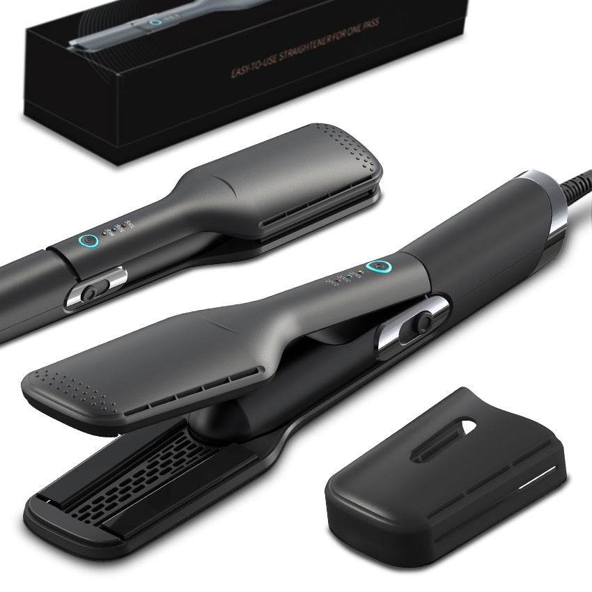 Hair Dryer Hair Straightener Two-in-one Multi-functional Wet And Dry Dual-use Electric Hair Straightener - Mubimart