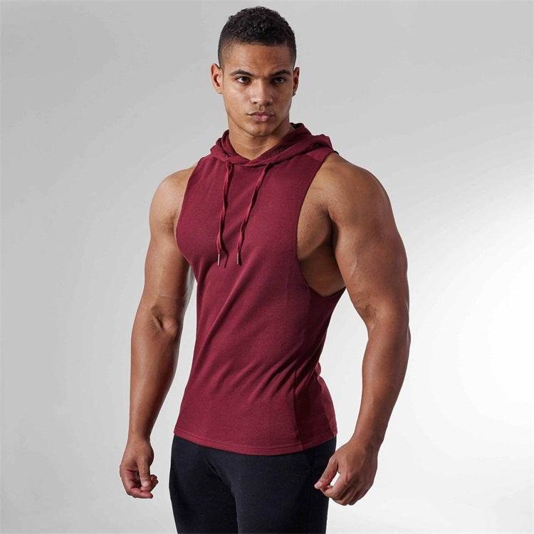 Men's Fashionable Cotton Stretch Sports Undershirt - Mubimart