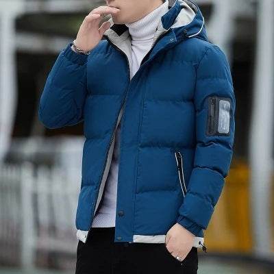 Men Fashion Casual Padded Down Jacket - Mubimart