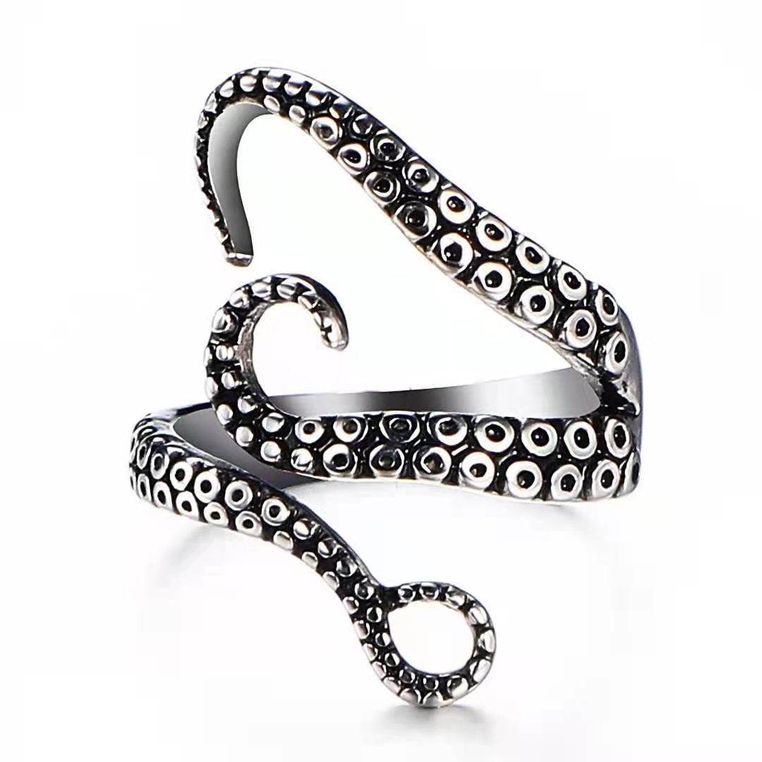 Paw Ring Adjustable Index Finger Dragon Ring Fashion Jewelry - Mubimart