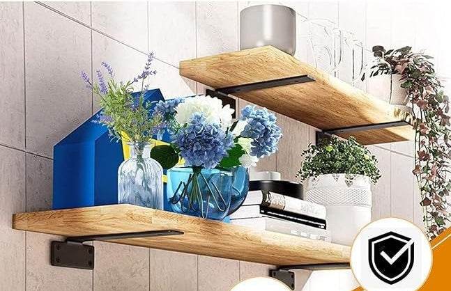 One-word Support Frame Load-bearing Thickened Shelf Wall Shelf - Mubimart