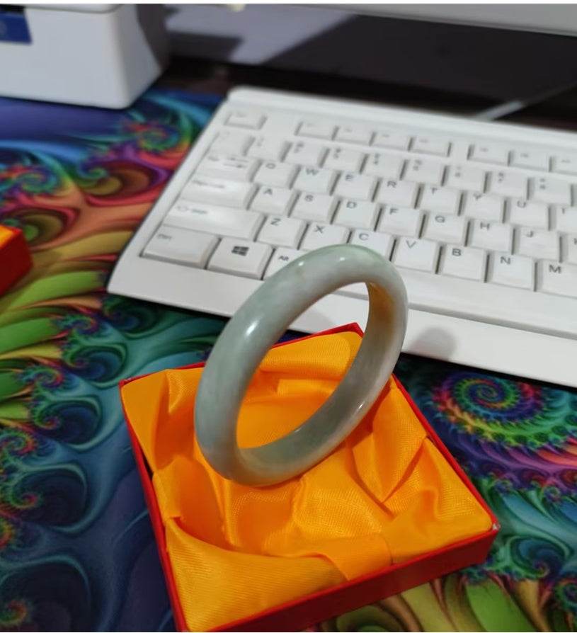 Natural Jade Bashancui Bracelet Bangle - Mubimart