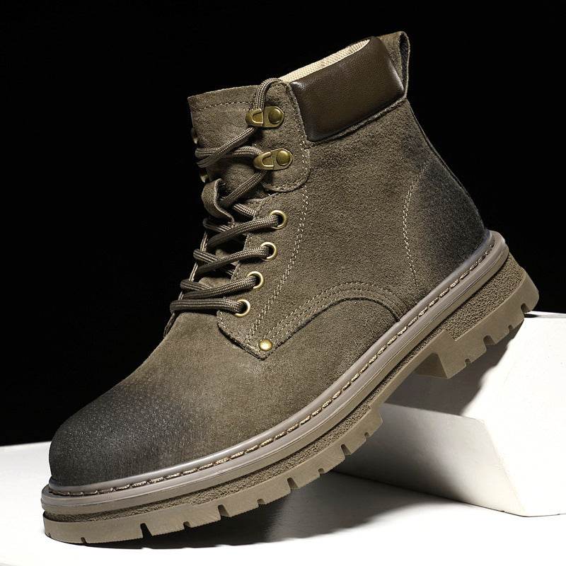 Workwear British Style Men's Hiking Boots - Mubimart