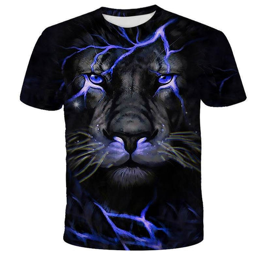 Mens Fashion Casual Mesh Collarless Short Sleeve T-shirt - Mubimart
