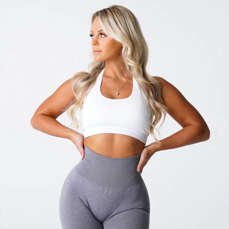 Bra European And American Sports Fitness Yoga Sports Bra - Mubimart