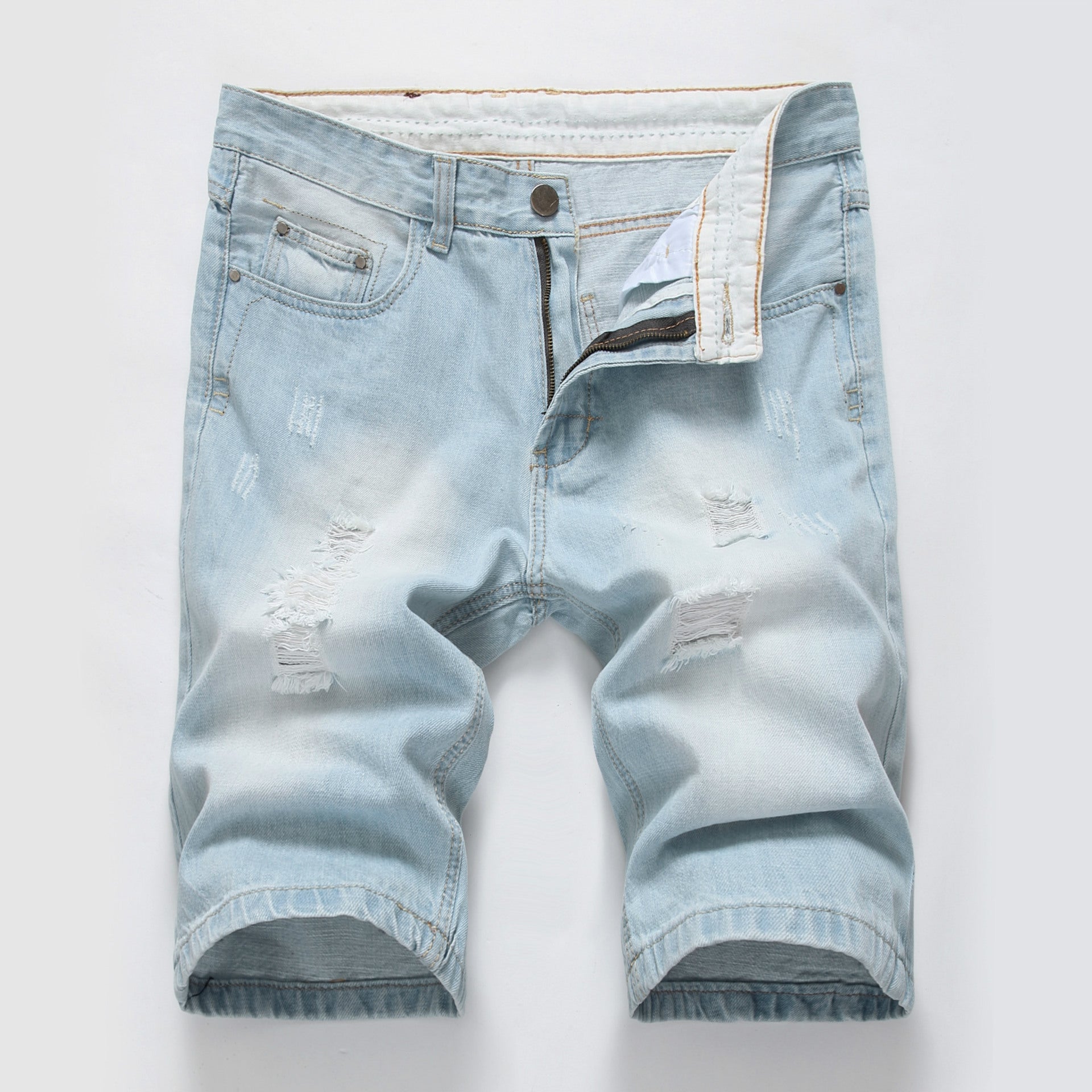 Heren Casual Mode Denim Shorts