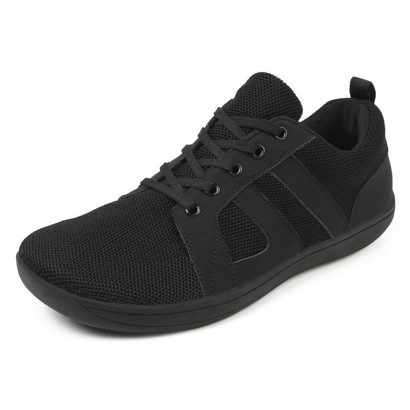Couple Breathable Lace-up Mesh Shoes Casual Walking Sneakers Men Non-slip Running Sports Shoes Women - Mubimart