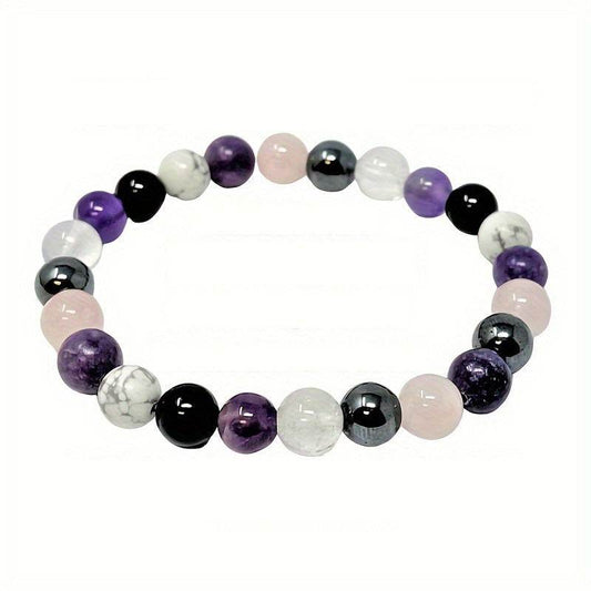 Crystal Gemstone Bracelet Bohemian Style Bracelet - Mubimart