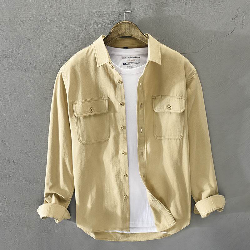 Fashion Young Men's Shirt Jacket - Mubimart