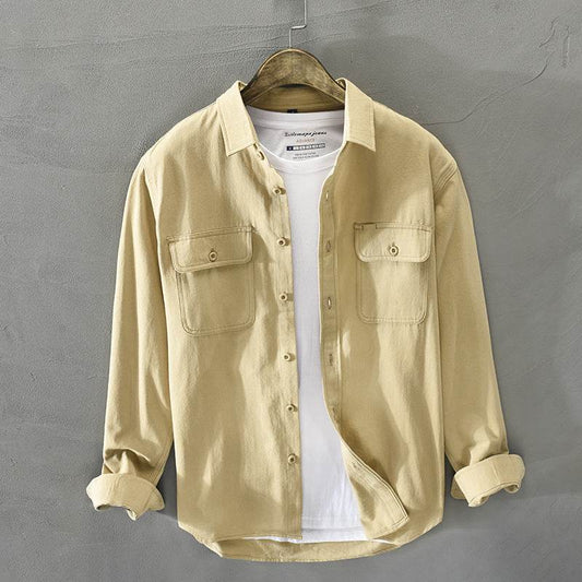 Fashion Young Men's Shirt Jacket - Mubimart