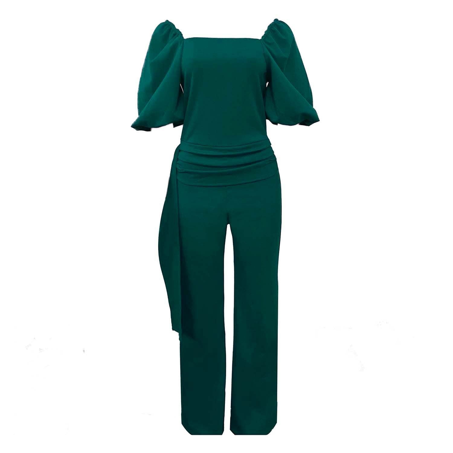 European And American Plus Size Long Women's African Jumpsuit - Mubimart -  