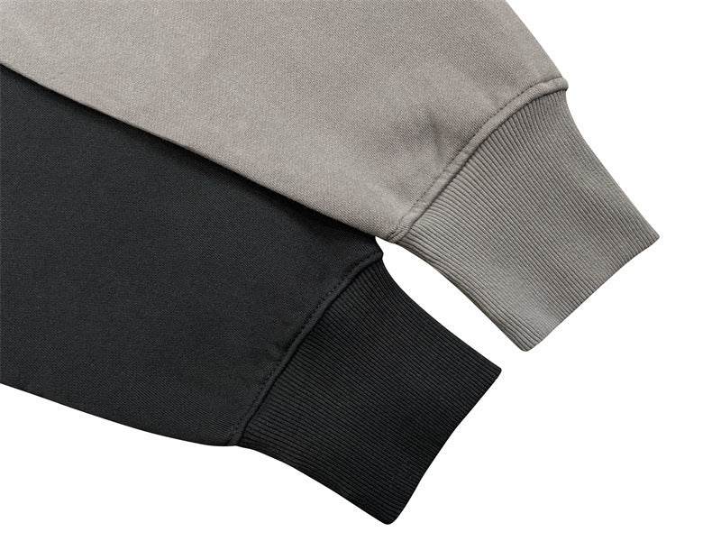 Loose Casual Hoodie Sweater Mask Zipper Distressed Cardigan - Mubimart