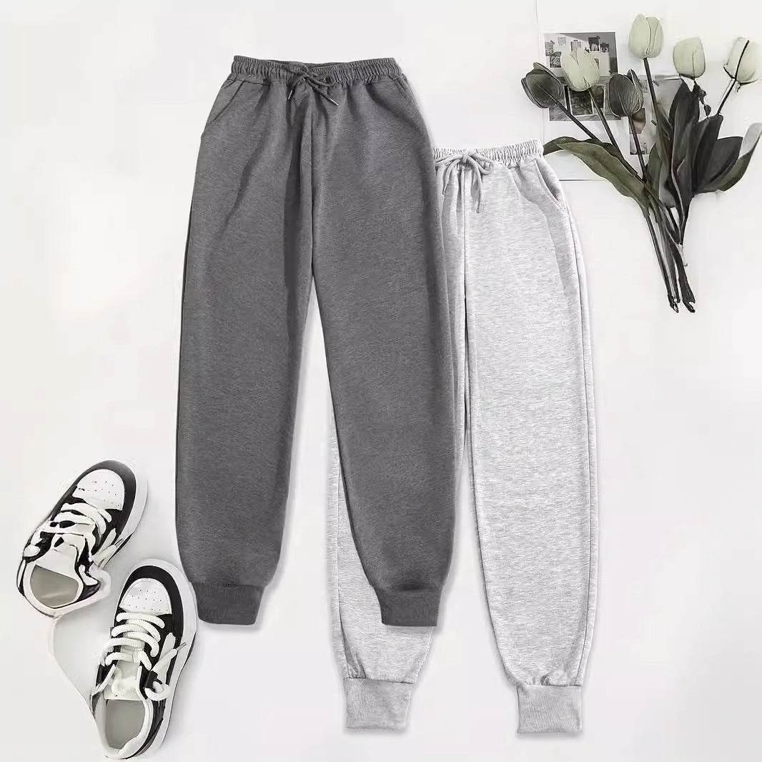 Popular Women's Casual Jogger Pants Straight-leg Pants Slant Pants - Mubimart
