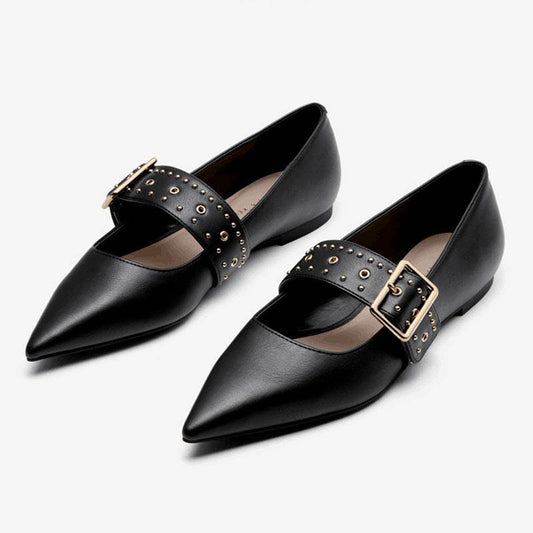 Women's Shallow Casual Mary Jane Shoes - Mubimart