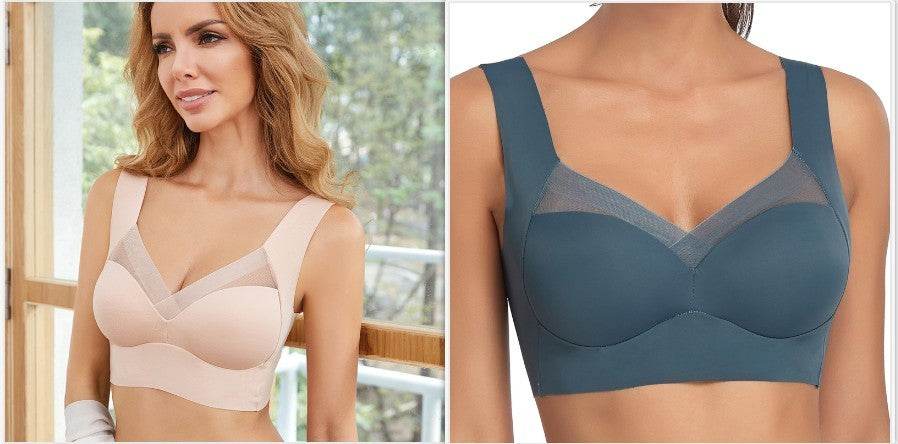 Plus Size Thin Bra Accessory Breast Push Up Bra - Mubimart