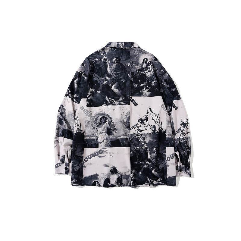 Long-sleeved Shirt Couple Autumn And Winter Shirt Jacket - Mubimart