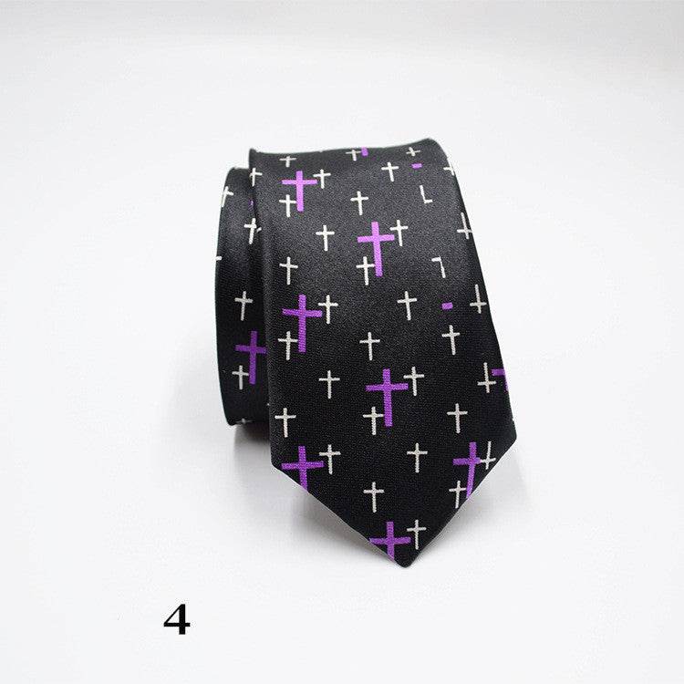 Printed Casual Men's 5 Cm Narrow Necktie - Mubimart