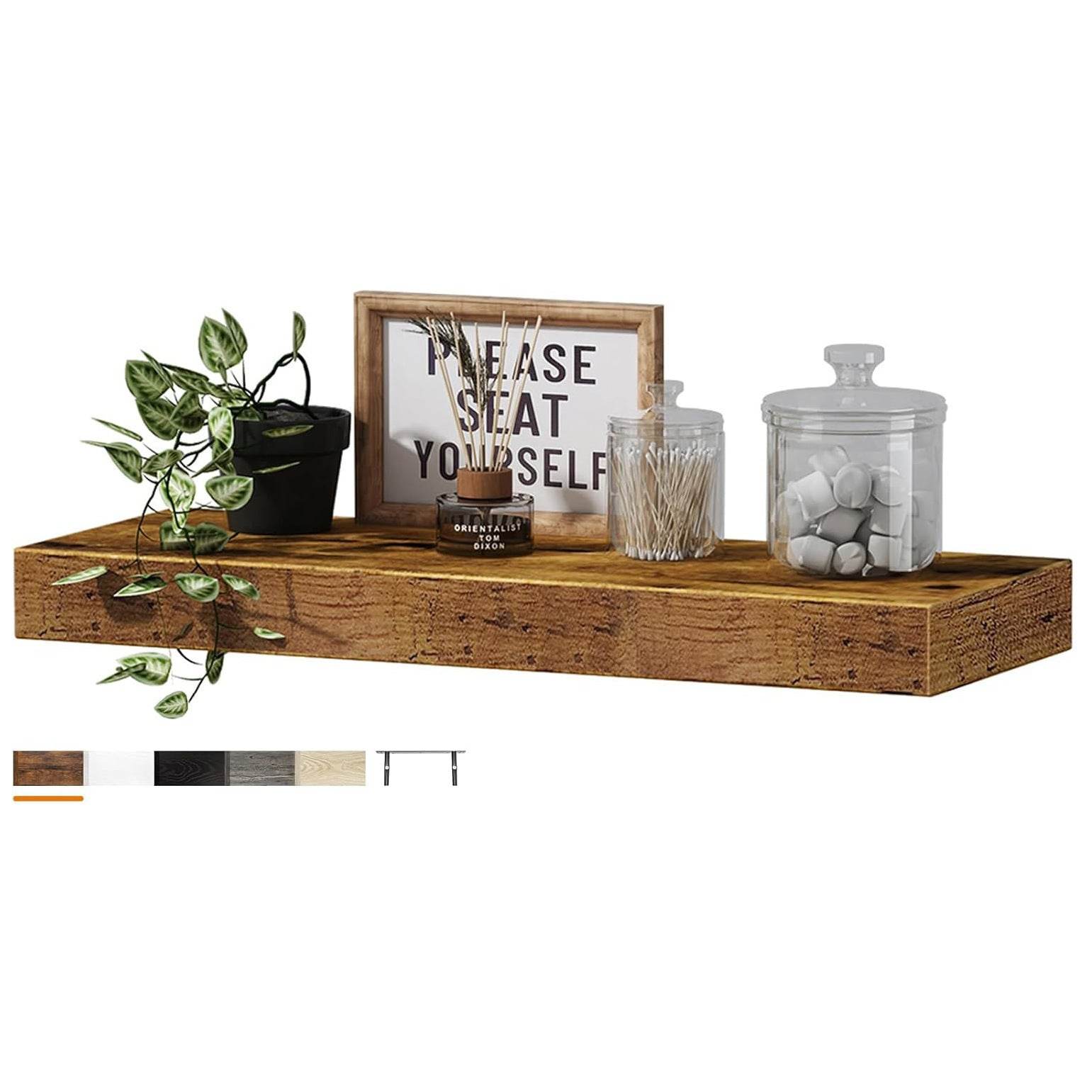 Floating Shelf Living Room Wall - Mubimart